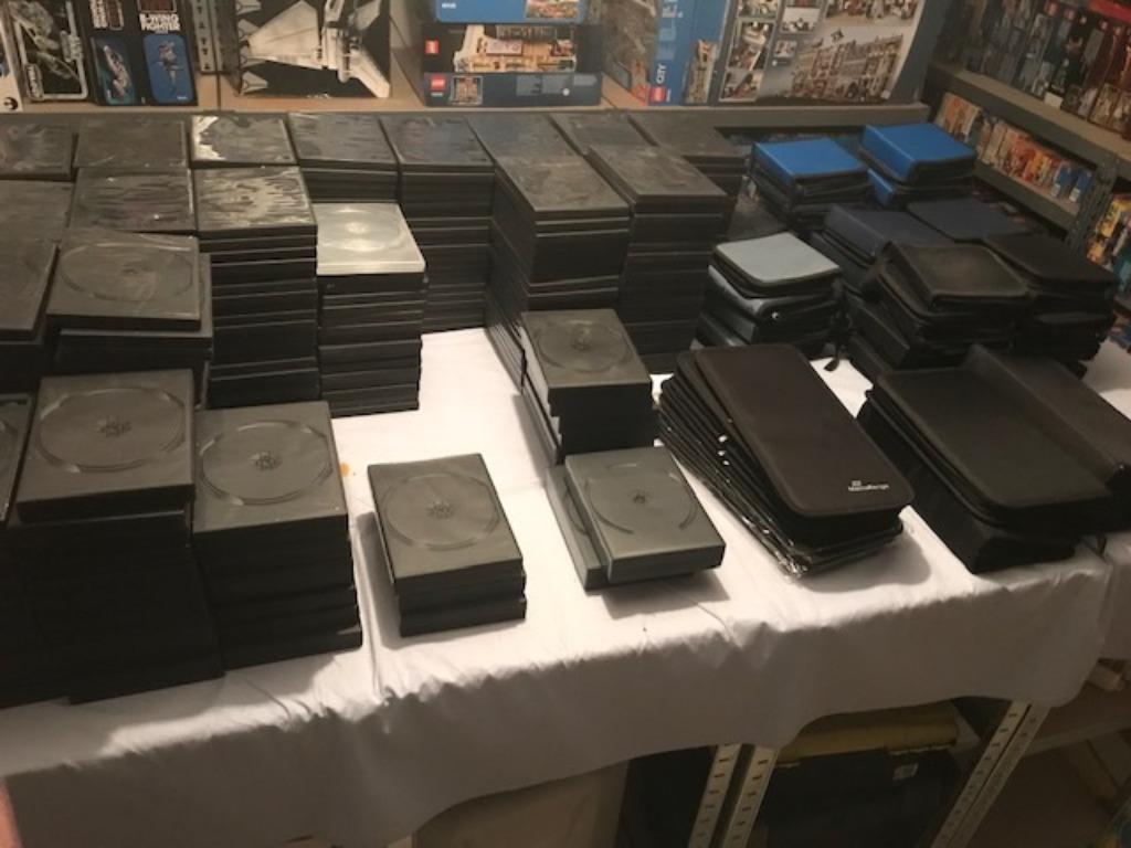 DVD/BRD-dozen + opbergzakjes, Cd's en Dvd's, Dvd's | Overige Dvd's, Gebruikt, Alle leeftijden, Ophalen