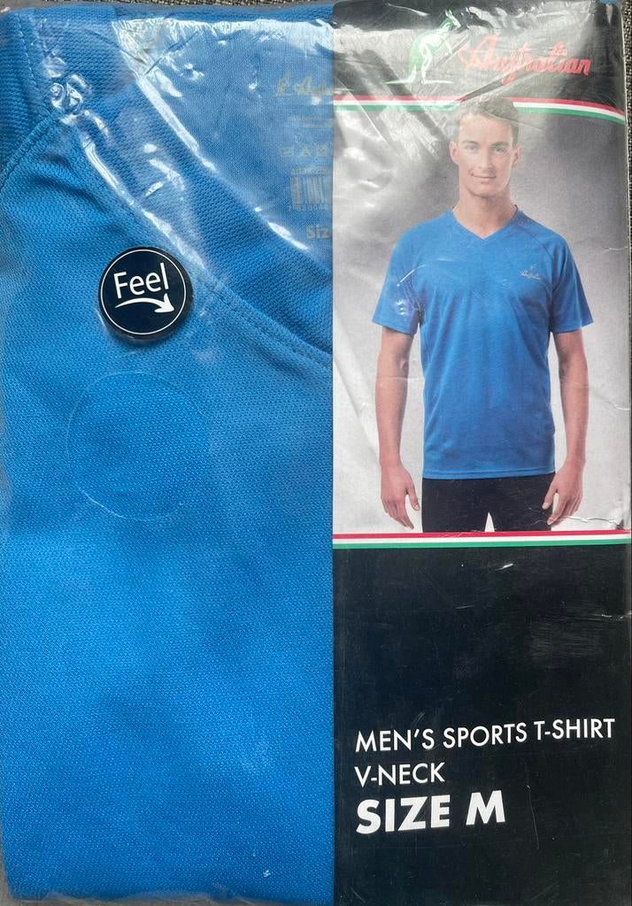 Nieuw t-shirt, Neuf, Enlèvement ou Envoi, Bleu, Taille 48/50 (M)