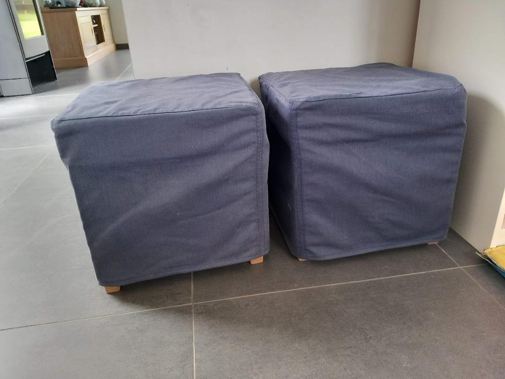 2 stevige poef / zitblok / zitbank / zitbox ikea, Ophalen, Zo goed als nieuw, Overige typen