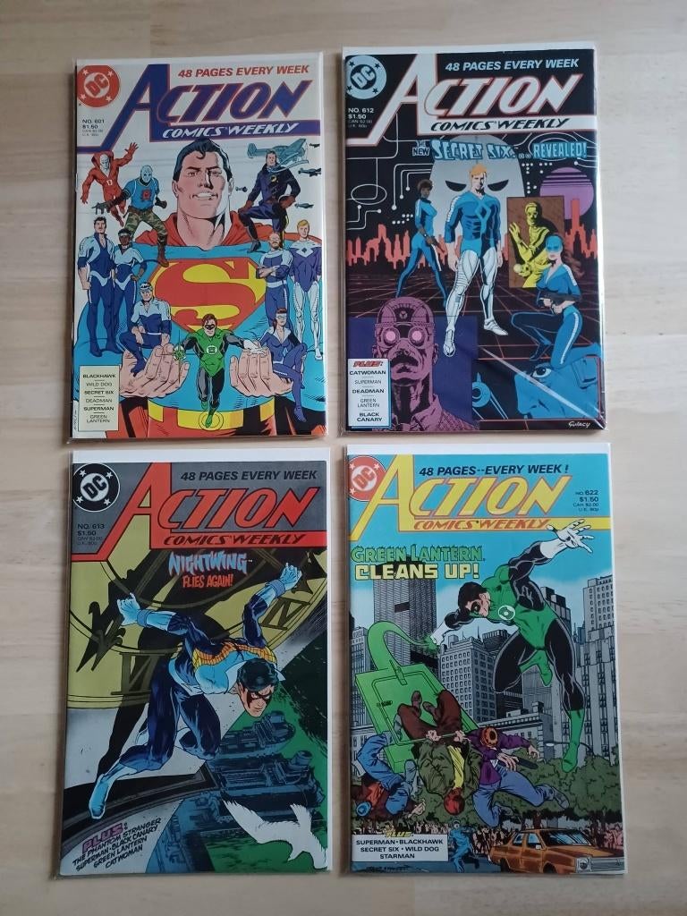Action Comics 1989 (14 comics), Boeken, Strips | Comics, Zo goed als nieuw, Meerdere comics, Amerika, Ophalen of Verzenden