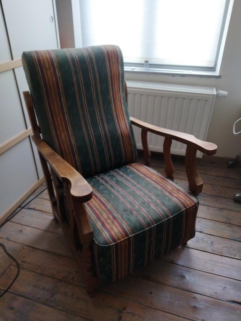 Fauteuil inclinable, Huis en Inrichting, Fauteuils, Zo goed als nieuw, Hout, Ophalen