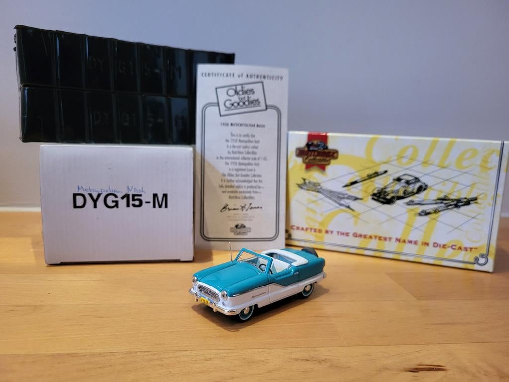 Boîte d'allumettes Dinky Metropolitan Nash DYG15-M, Enlèvement ou Envoi, Comme neuf, Voiture, Dinky Toys