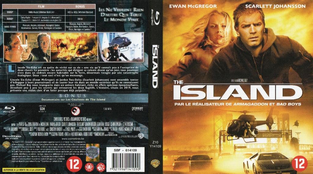 the island (blu-ray) neuf, Enlèvement ou Envoi, Comme neuf, Science-Fiction et Fantasy