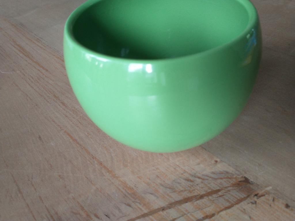 * Bloempot (nieuw), Tuin en Terras, Bloempotten, Nieuw, Aardewerk, Binnen, Minder dan 40 cm, Minder dan 25 cm, Rond, Ophalen of Verzenden
