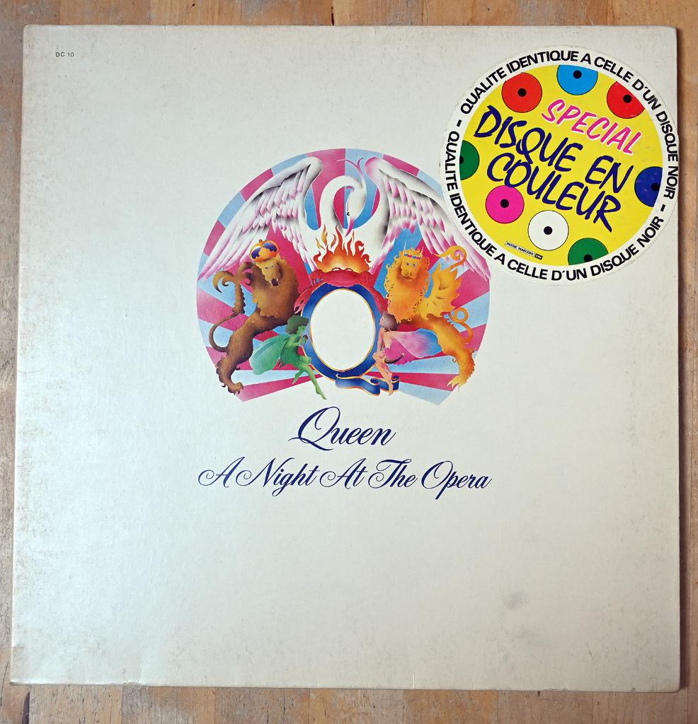 Queen - A night at the opera - Vinyle de couleur blanche!!!!, Envoi, Utilisé, 12 pouces, Pop rock
