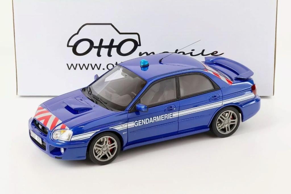 Subaru Impreza Gendarmerie (Ottomobile 1:18), Ophalen, Nieuw, Auto, OttOMobile