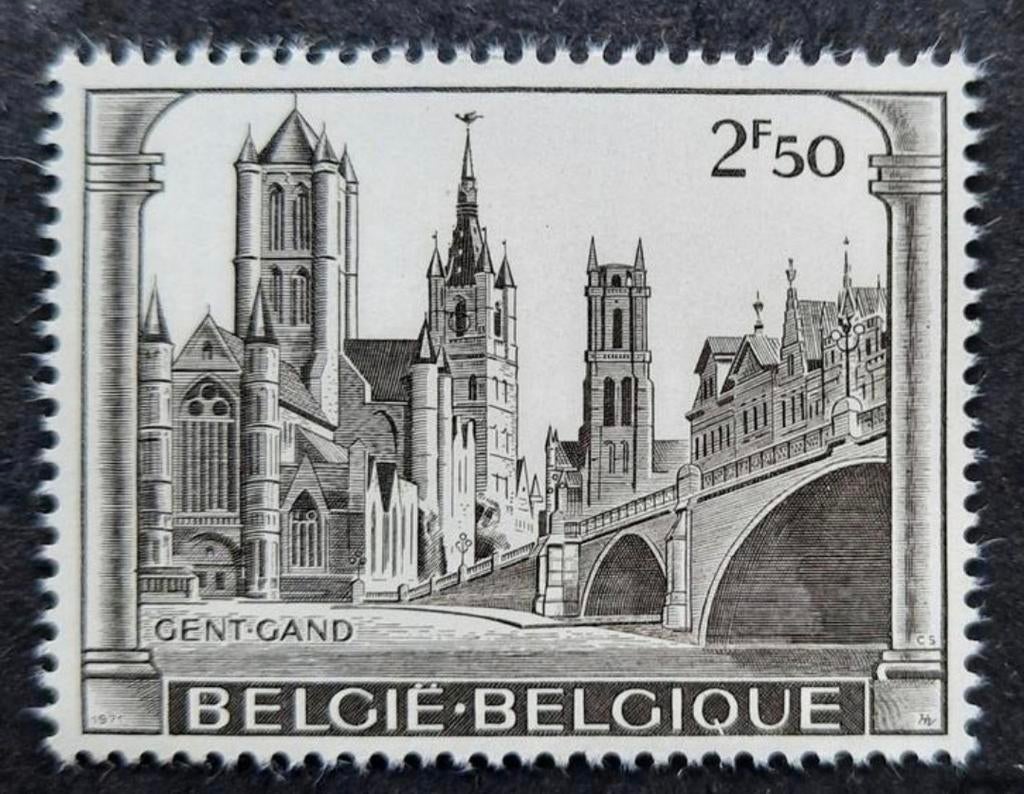 België: OBP 1594 ** Gent 1971., Frankeerzegel, Ophalen of Verzenden, Zonder stempel, Postfris
