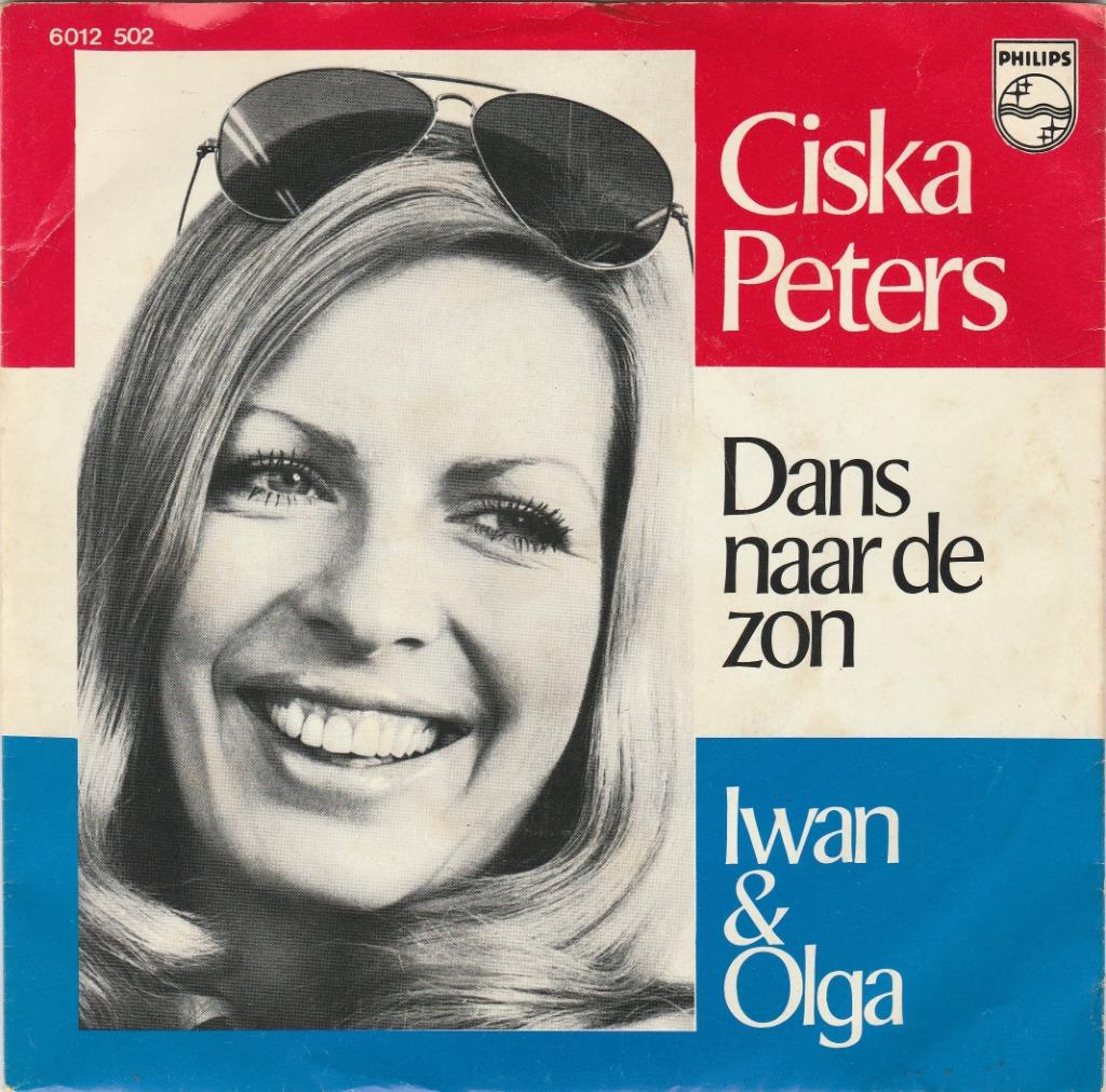 45T: Ciska Peters: Dans naar de zon, Ophalen of Verzenden, Gebruikt, Overige formaten