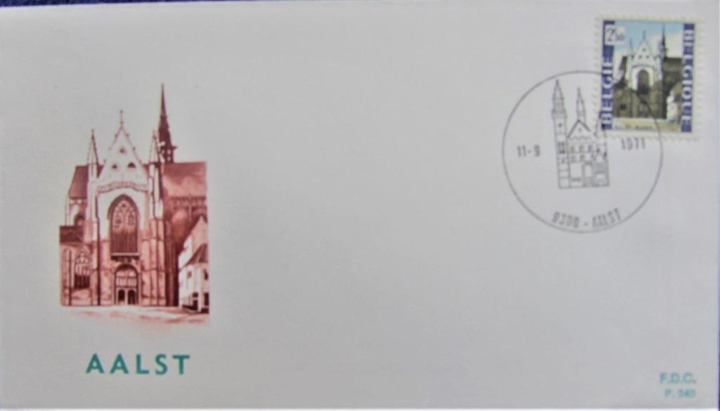 FDC TOERISME- AALST, Postzegels en Munten, Ophalen of Verzenden, Gestempeld, Plaats of Gebouw