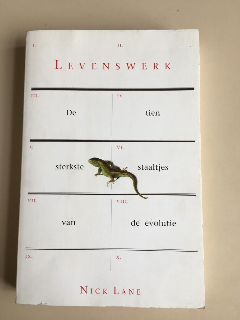 Levenswerk. De tien sterkste staaltjes van de evolutie, Enlèvement ou Envoi, Comme neuf