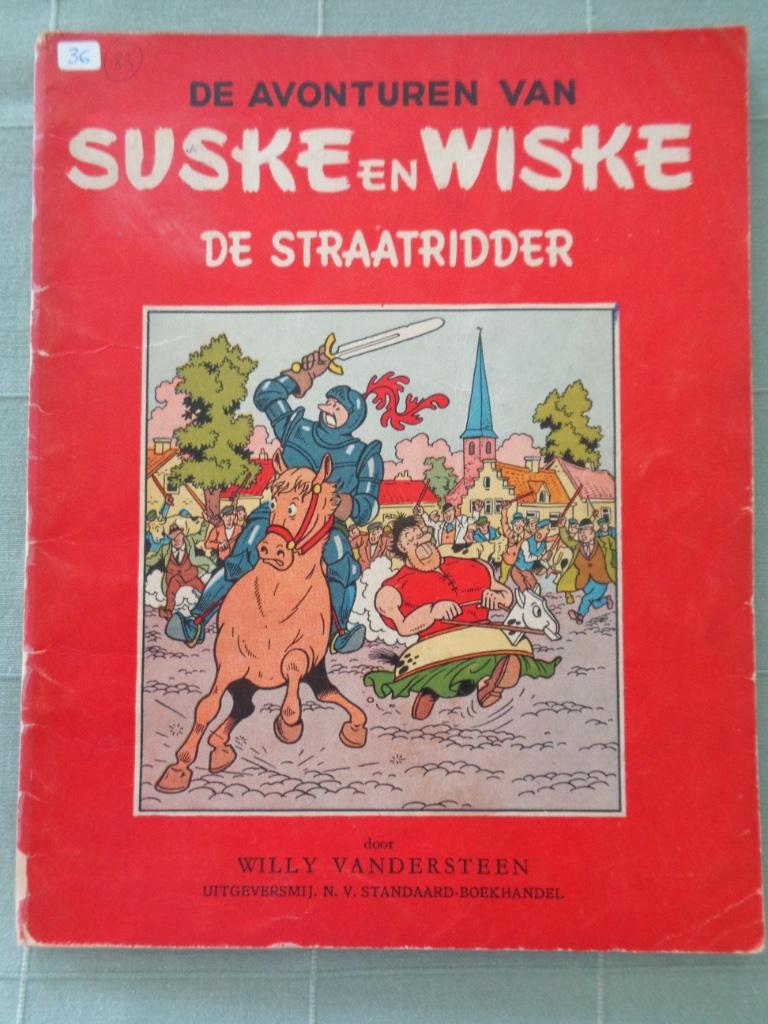 Suske en Wiske - De Straatridder (1e druk 1955), Ophalen of Verzenden