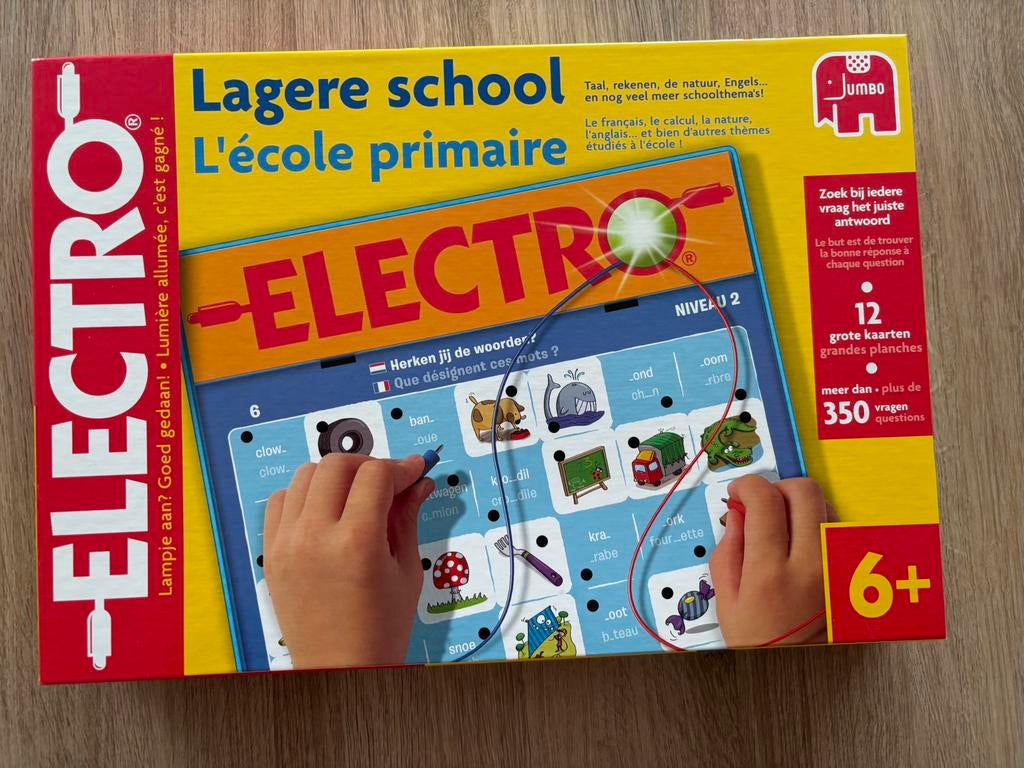 Electro lagere school 6+. Geopend maar ongebruikt., Enlèvement ou Envoi, Neuf, Découverte, Avec lumière