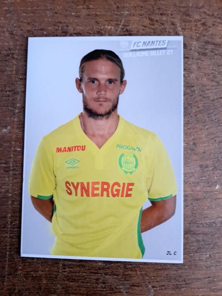 Guillaume Gillet FC Nantes 16-17, Envoi, Comme neuf, Cartes de joueur