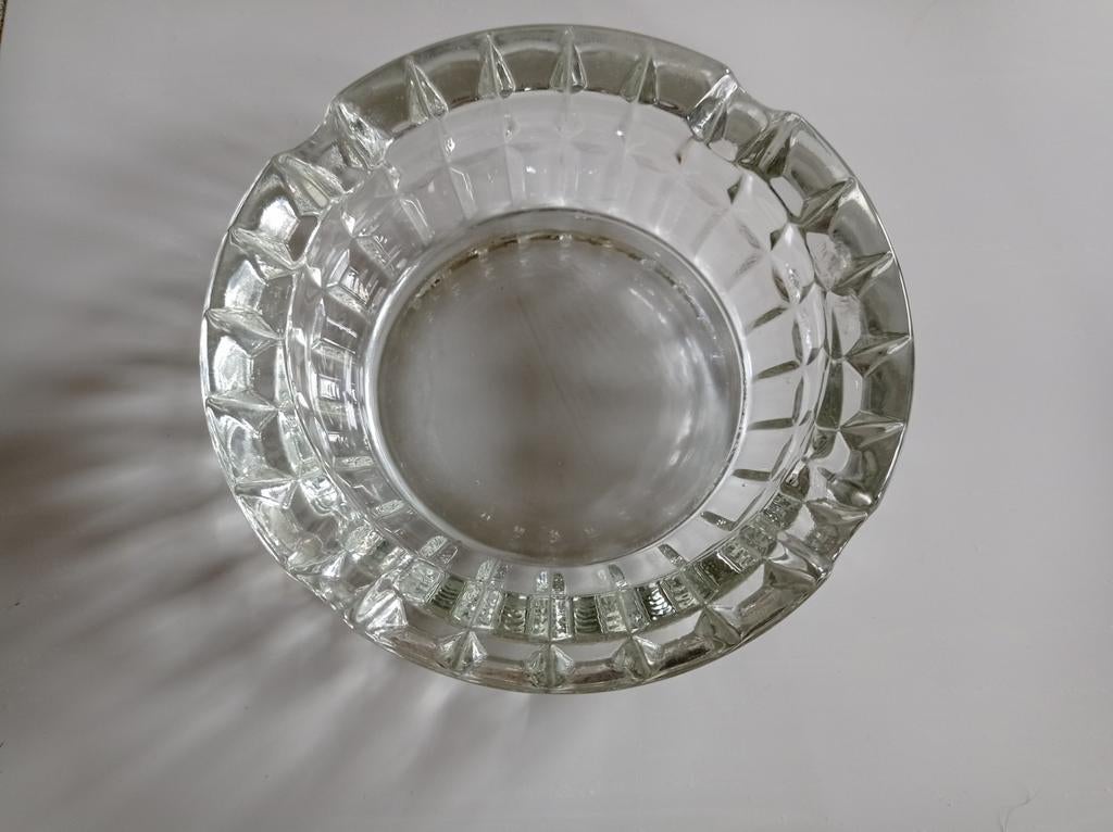 asbak in glas 15,5 x 4,5, Antiek en Kunst, Ophalen