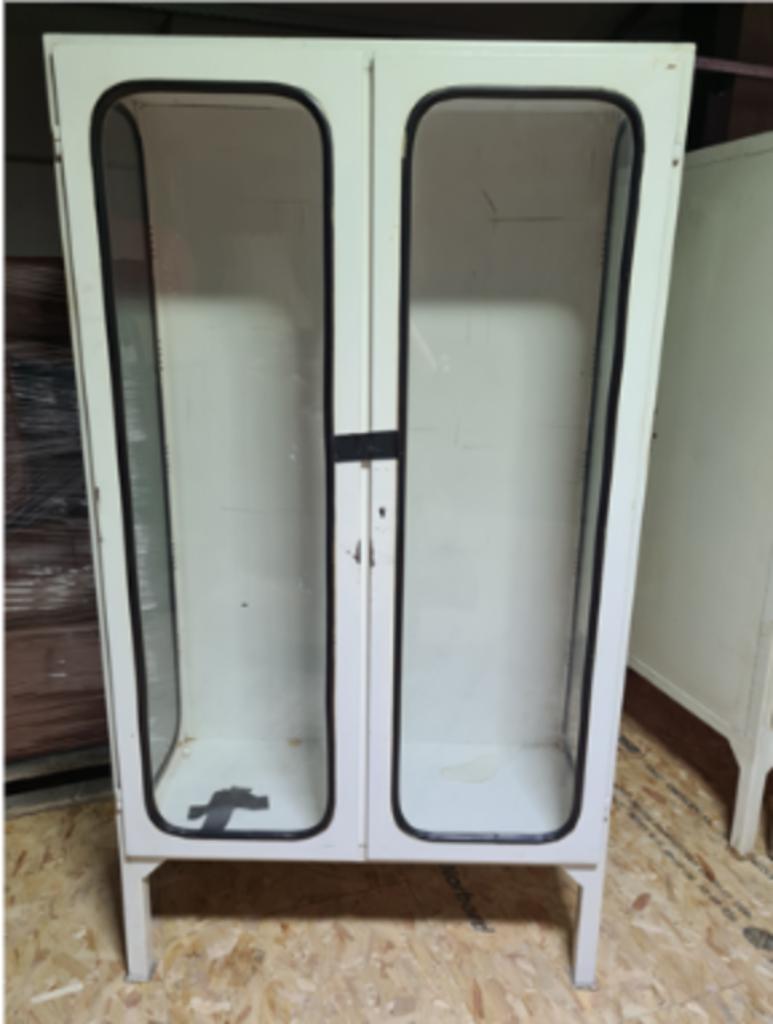 Dubbele vintage apotheekkast, Ophalen