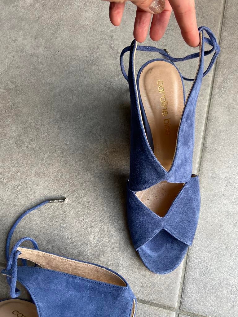 Caroline Biss sandalen 39, Kleding | Dames, Ophalen of Verzenden, Blauw