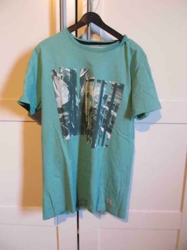 2 T-shirts Maat 164-170 Garcia korte mouw, Enlèvement ou Envoi, Utilisé, Garçon, Chemise ou À manches longues