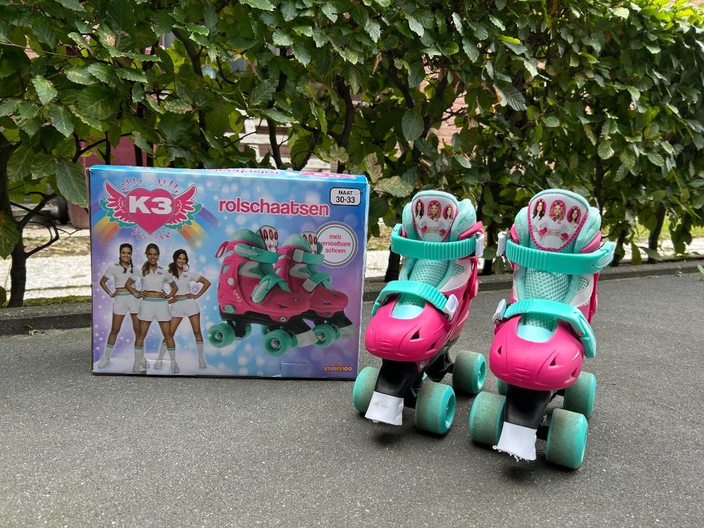 Rolschaatsen K3 maat 30-33, Ophalen, Verstelbaar, Zo goed als nieuw, Kinderen