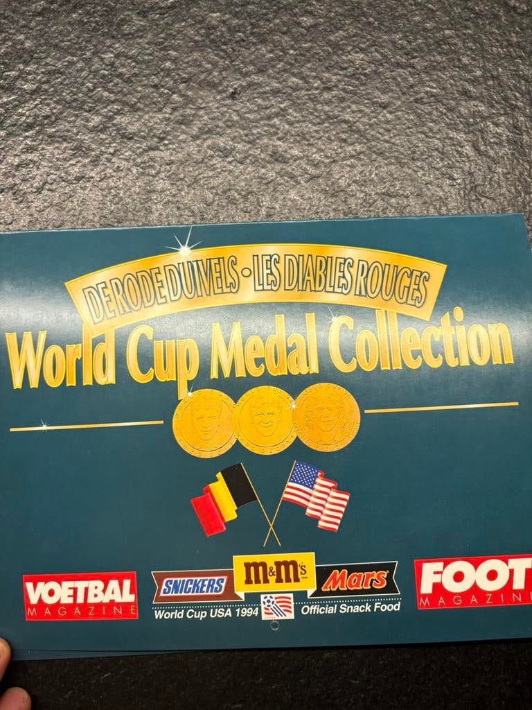 Unieke munten/Medailes, Rode Duivels Wereldbeker, 1994, Verzamelen, Ophalen, Zo goed als nieuw