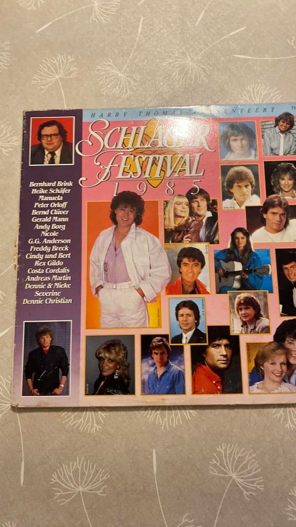 2 lp’s schlagerfestival 1985, Cd's en Dvd's, Ophalen of Verzenden, Zo goed als nieuw