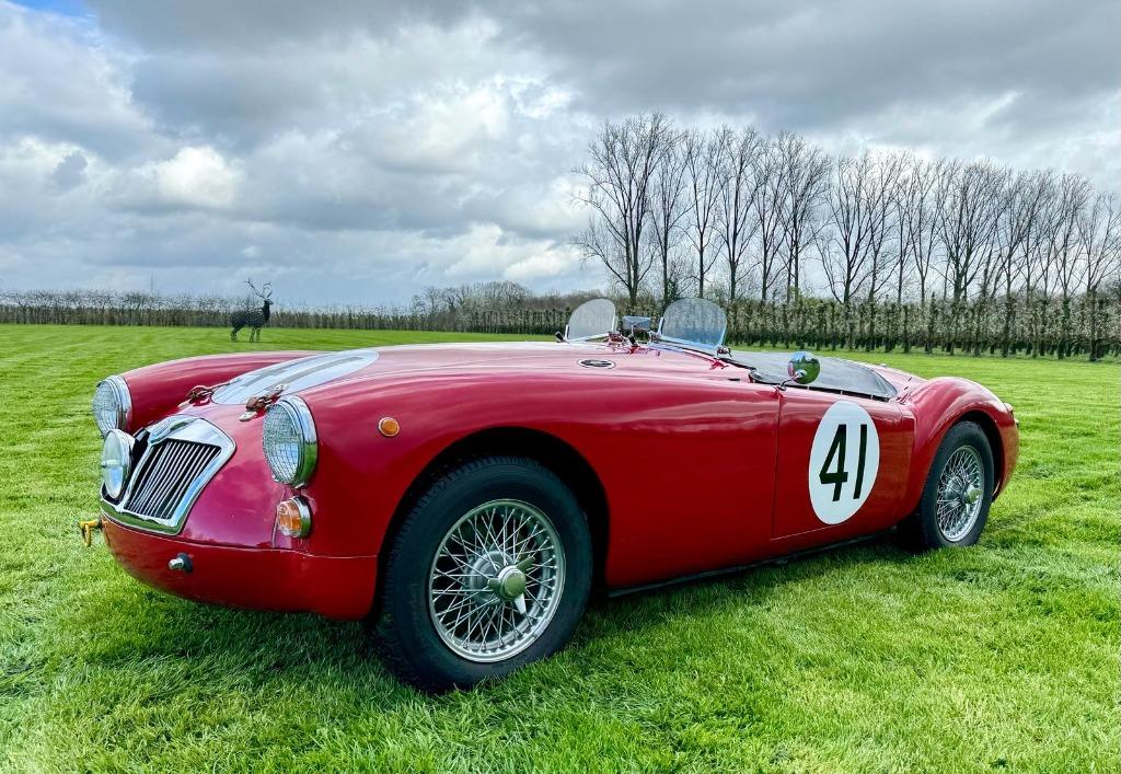 MG A type "Le Mans" lookalike - 1960, Auto's, Achterwielaandrijving, Zwart, Leder, Bedrijf