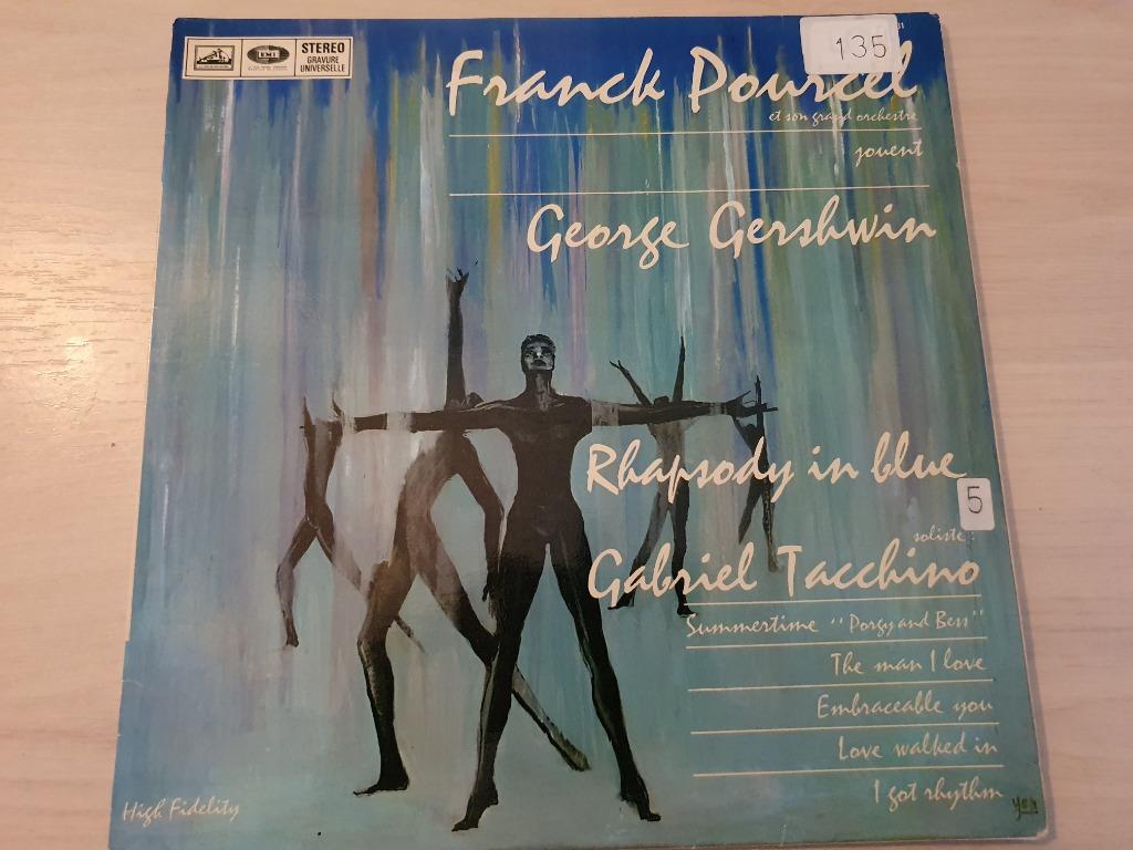Disque vinyl 33 tours franck pourcel Rhapsody In Blue, Ophalen of Verzenden, 1960 tot 1980, Zo goed als nieuw, Jazz