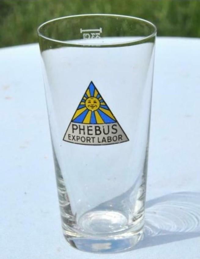 § ancien verre phebus export labor 33cl (N7), Collections, Enlèvement ou Envoi, Comme neuf, Verre ou Verres, Autres marques