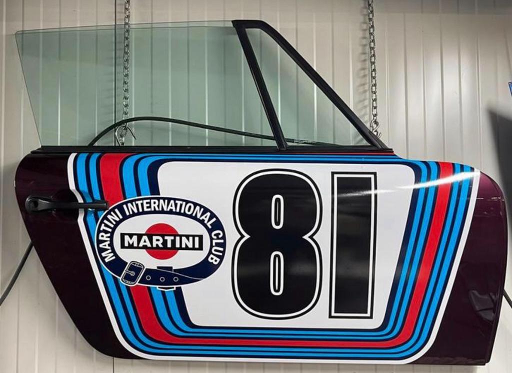Decoratie Porsche Martini deur 911 964 993, Ophalen, Gebruikt, Porsche, Motorkap