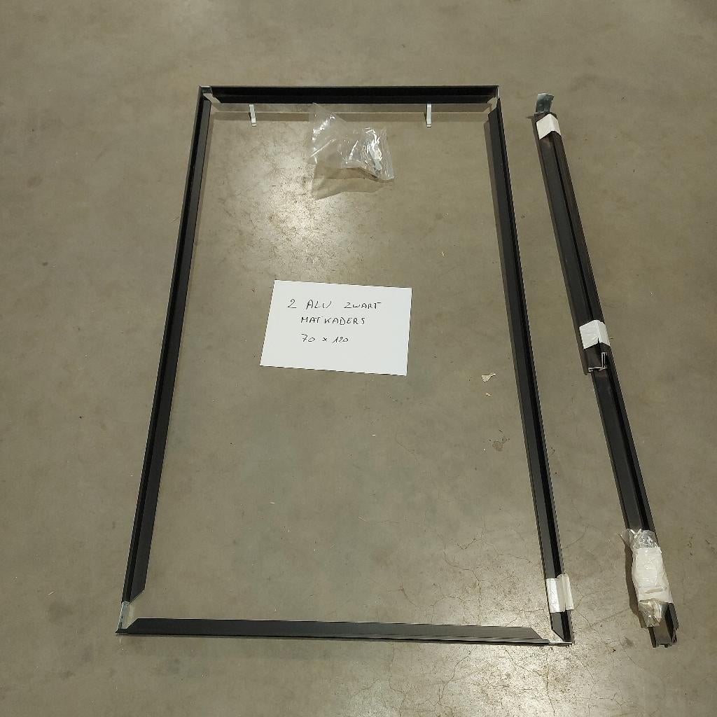 2 alu matkaders zwart gelakt, Ophalen, Nieuw