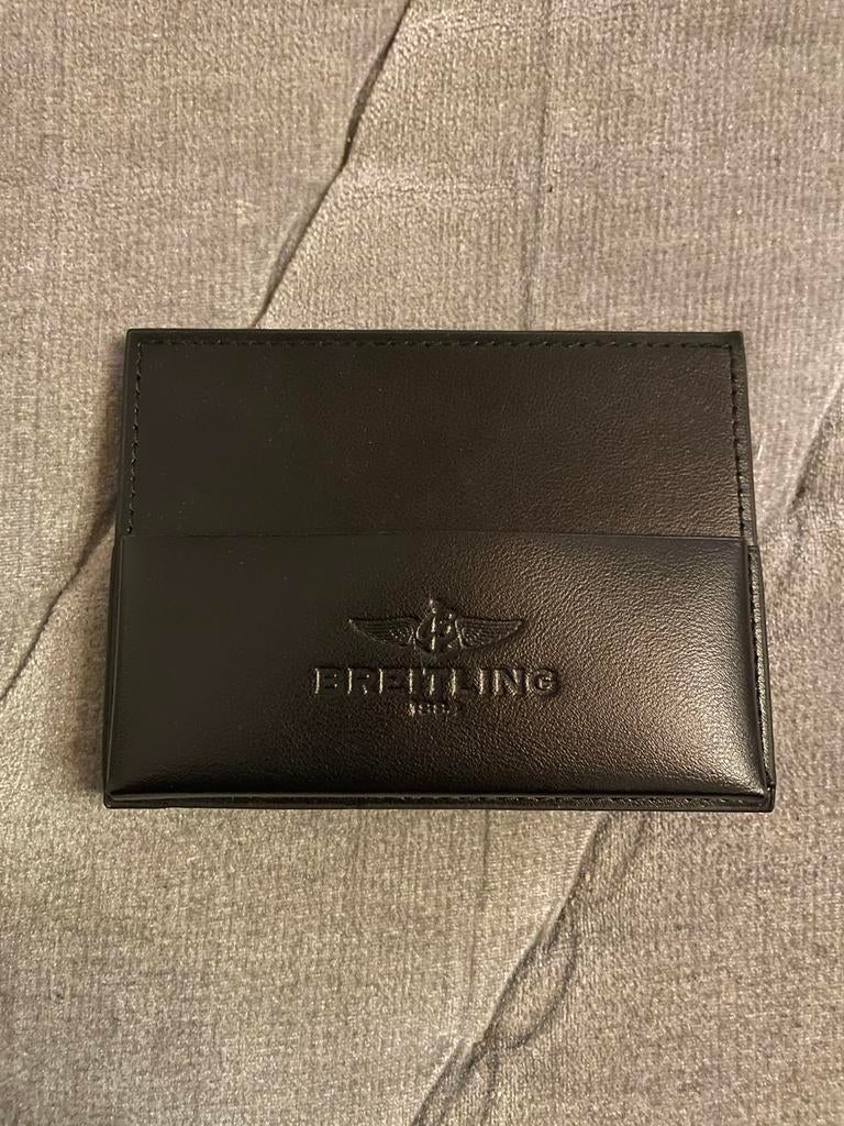 Originele Breitling leren documenthouder, Handtassen en Accessoires, Horloges | Heren, Ophalen, Overige materialen, Leer, Breitling
