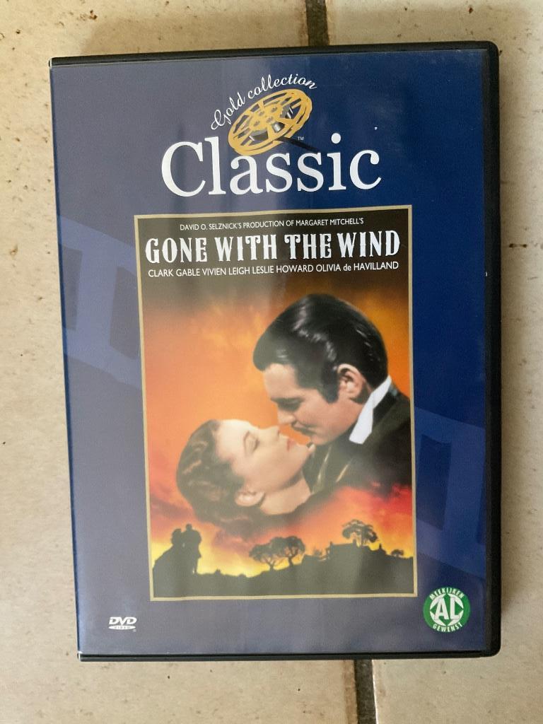 Dvd Gone With the wind Clark Gable, Cd's en Dvd's, Dvd's | Klassiekers, Ophalen of Verzenden, Zo goed als nieuw