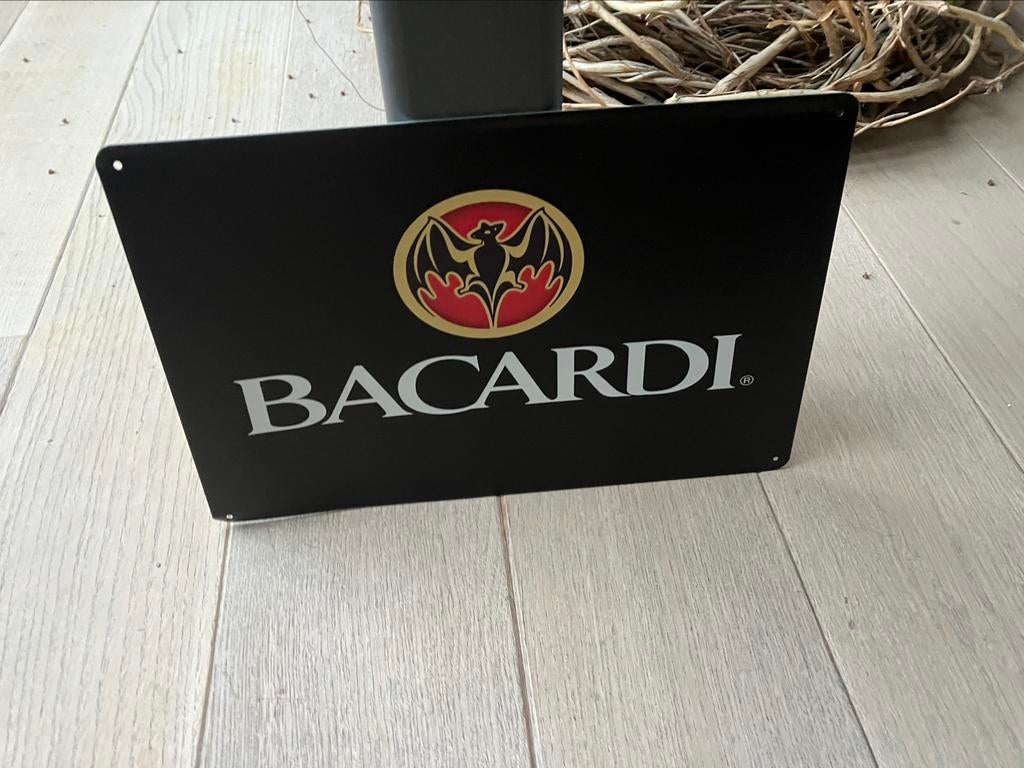 Emaille plaat Bacardi, Antiek en Kunst, Ophalen of Verzenden