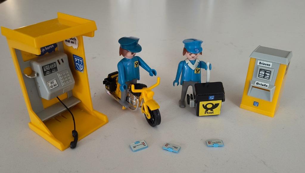 Nostalgische Playmobil Postbode Set, Enlèvement ou Envoi, Utilisé, Playmobil en vrac