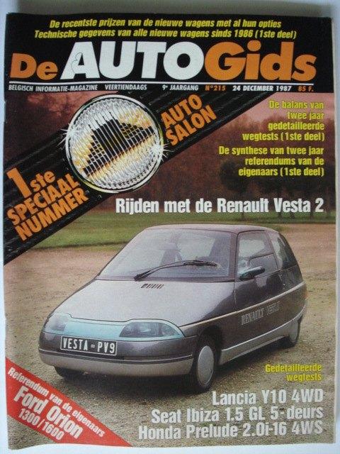 AutoGids 215, Livres, Autos | Brochures & Magazines, Utilisé, Général, Envoi