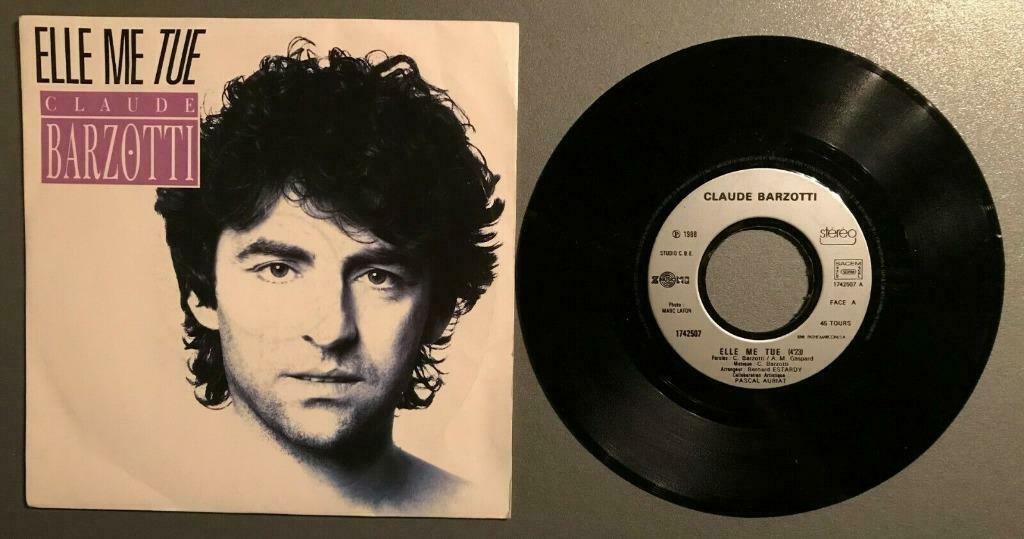 Vinyle de Claude Barzotti -, CD & DVD, Enlèvement ou Envoi, Utilisé, Autres genres, Single