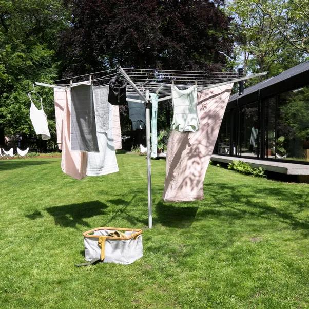 Séchoir parapluie BRABANTIA Lift-O-Matic + Housse, Enlèvement, Comme neuf, Séchoir à linge