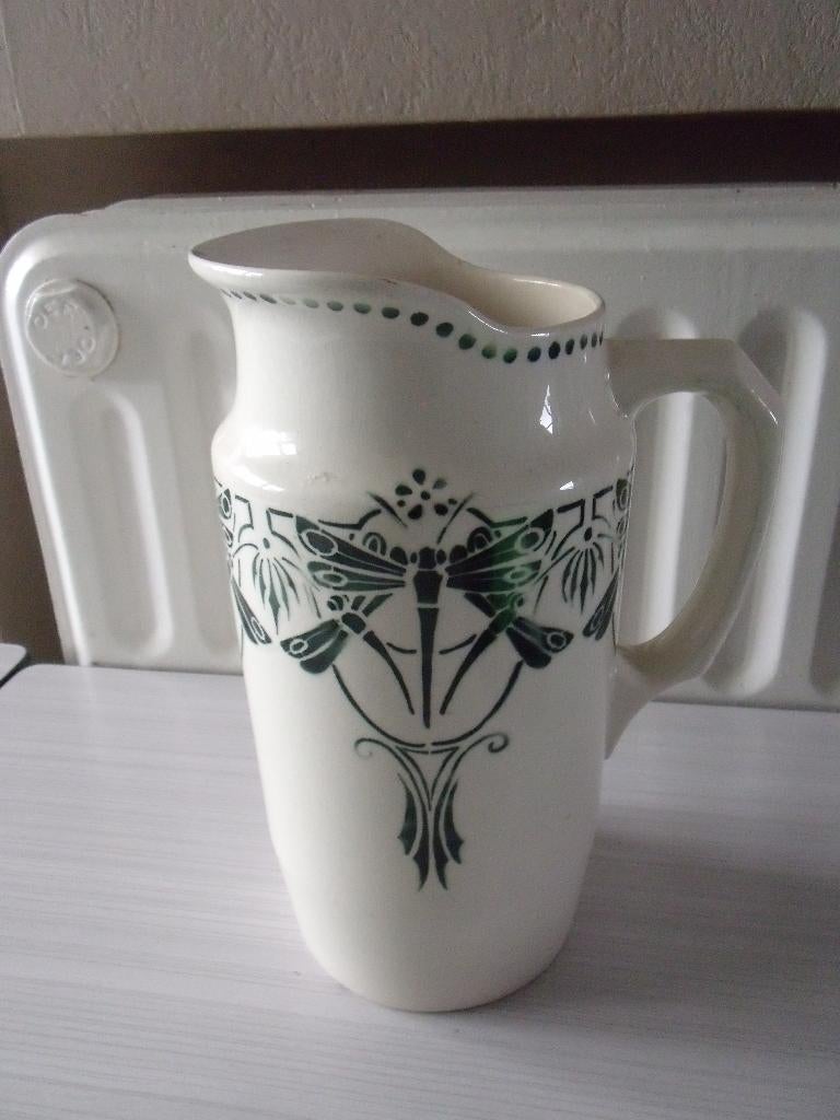 cruche porcelaine libellules - Badonviller - France, Enlèvement