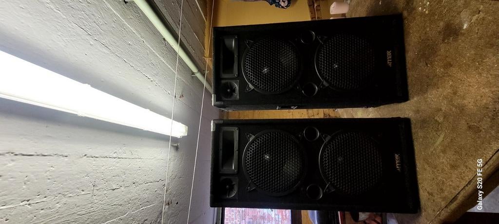 Enceintes max210 +amplificateur, Enlèvement, Comme neuf