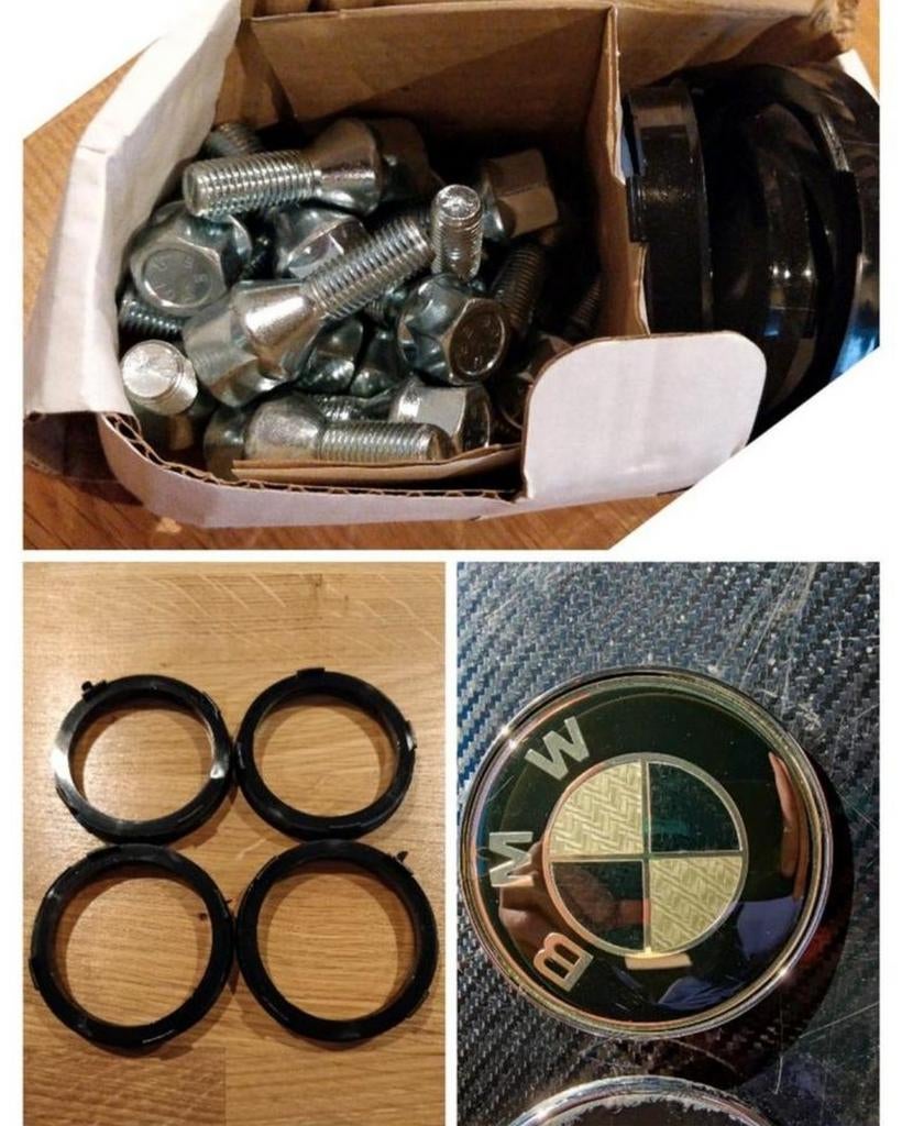 Wielbouten, centreerringen BMW logo, Auto-onderdelen, Ophalen of Verzenden, Nieuw, BMW