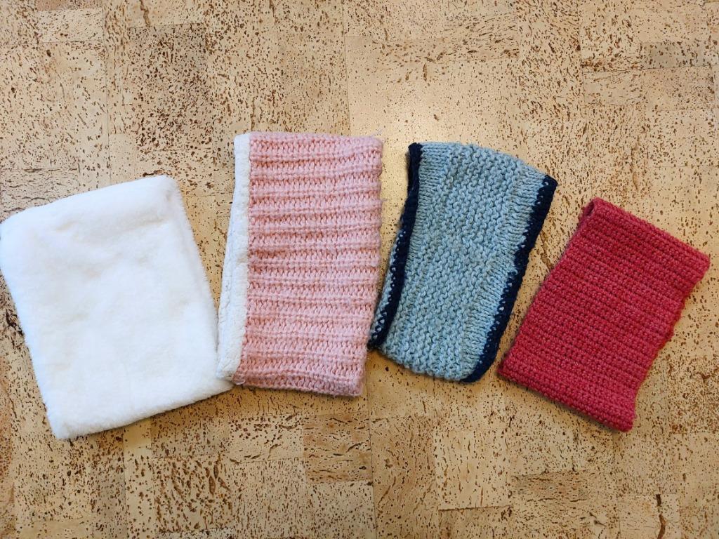 Lot 4 tours de cou chauds Taille 8-10 ans, Enlèvement ou Envoi