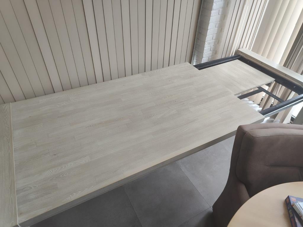 Houten eettafel, Huis en Inrichting, Tafels | Eettafels, Ophalen