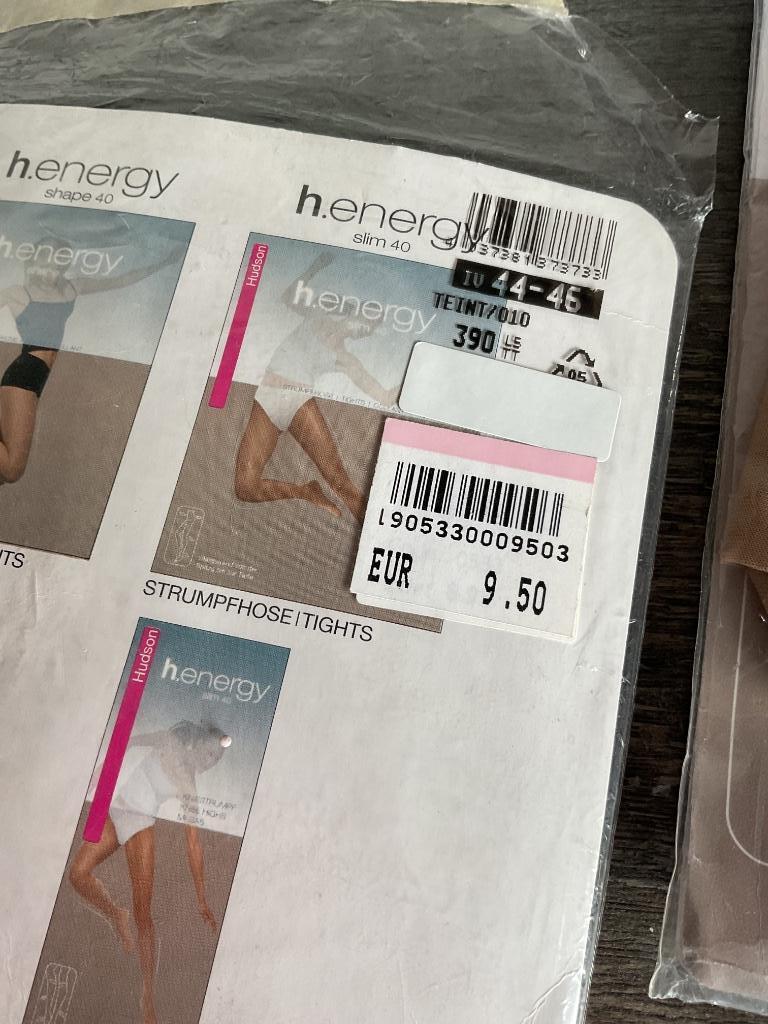 2 nieuwe panty’s maat 44/46 Hudson, Kleding | Dames, Beige, Nieuw, Ophalen of Verzenden, Maat 44/46 (L)