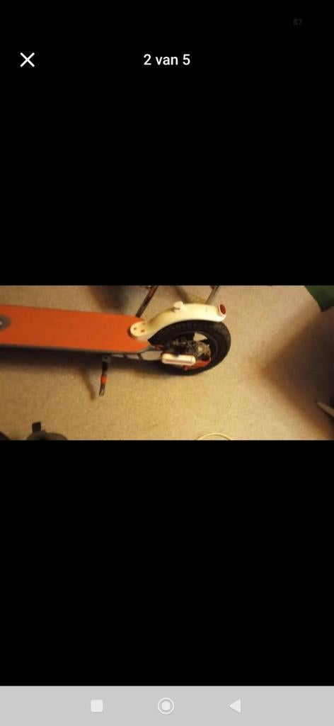 Step ..werkt perfect platte voorband originele lader etc, Ophalen, Gebruikt, Elektrische step (E-scooter)