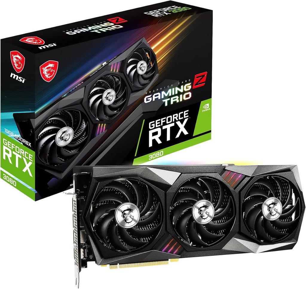 MSI RTX 3080 Gaming Z Trio 10G LHR, Computers en Software, Ophalen, Zo goed als nieuw