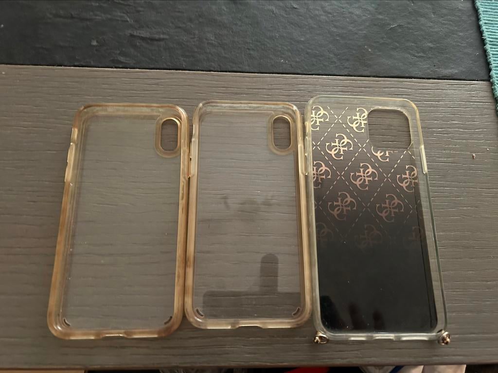 3 stuk iPhone hoesjes, Telecommunicatie, Ophalen, Gebruikt, IPhone 11 Pro Max, Hoesje of Tasje