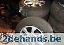 1Set Audi Q5 originele Alu velgen+brede banden 17", Pneus hiver, Enlèvement, Véhicule tout-terrain, Pneu(s)