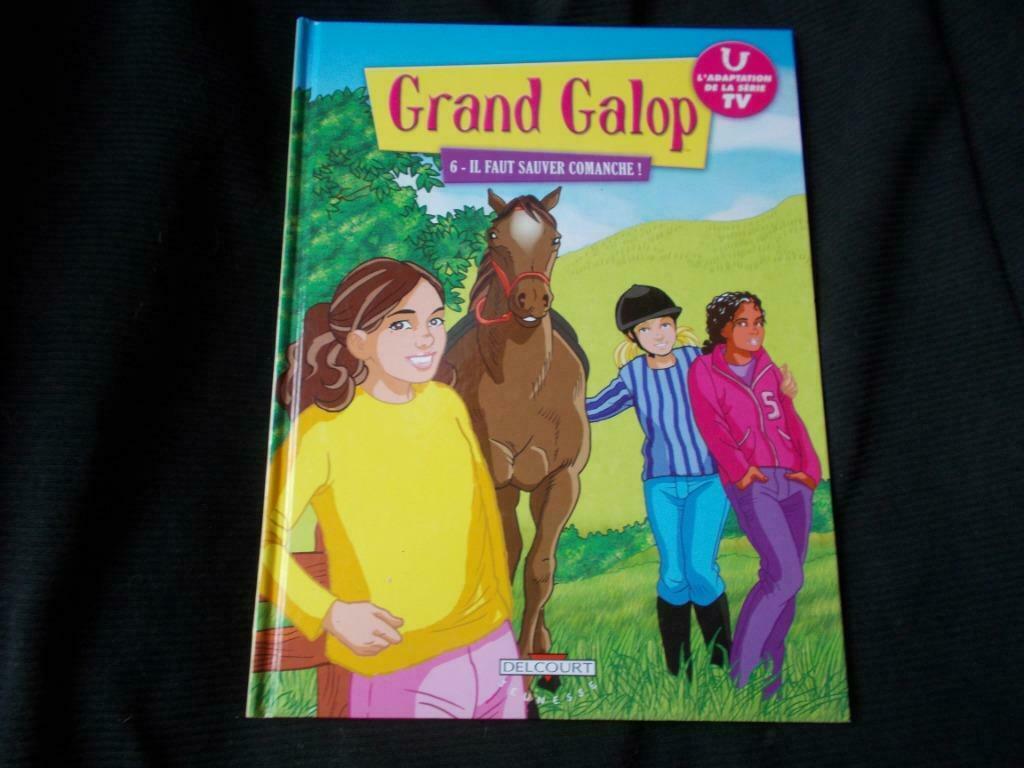 Grand Galop   Tome 6  "Il faut sauver Comanche ! "  (2011), Une BD, Enlèvement, Comme neuf