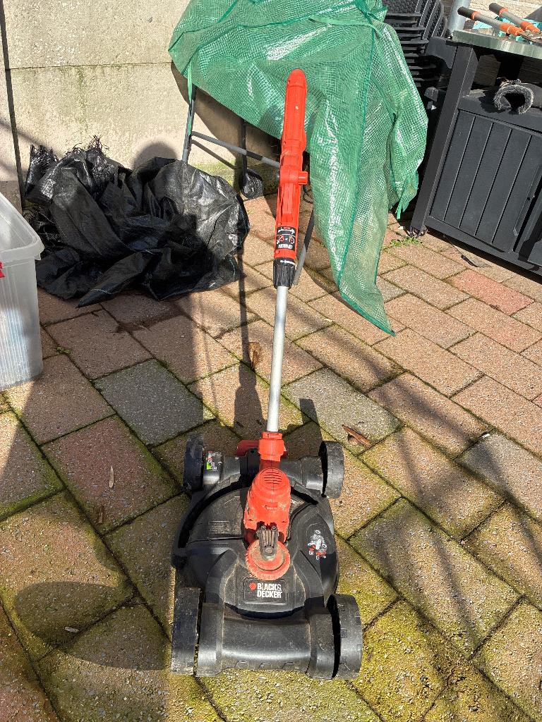 Grasmaaier 3 in 1. Black en Decker, Tondeuses à gazon manuelles, 30 à 39 cm, Enlèvement, Utilisé
