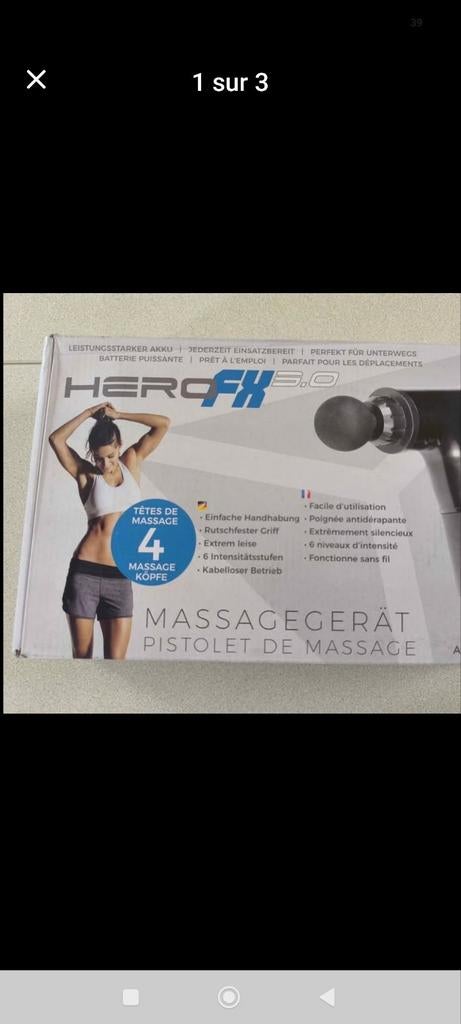 Pistolet pour massage, Enlèvement