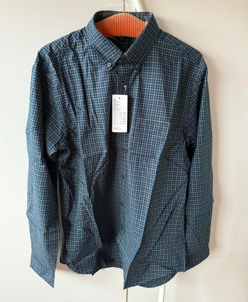 NIEUW, Uniqlo Overhemd, Uniqlo, Blauw, Nieuw, Halswijdte 39/40 (M)